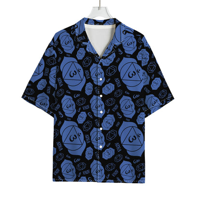 Ajna Chakra Pattern Print Rayon Hawaiian Shirt