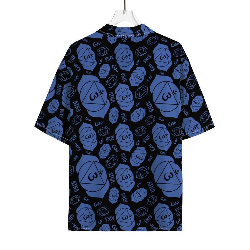 Ajna Chakra Pattern Print Rayon Hawaiian Shirt