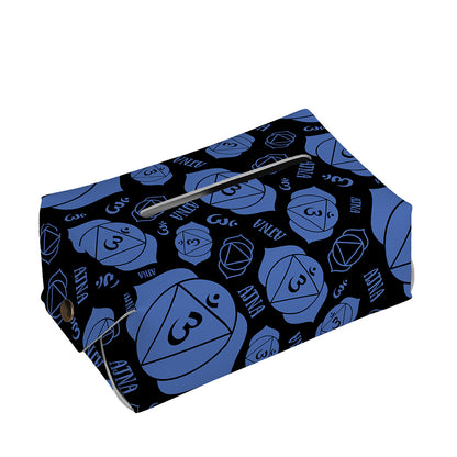 Ajna Chakra Pattern Print Rectangle Tissue Box Cover