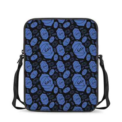 Ajna Chakra Pattern Print Rectangular Crossbody Bag