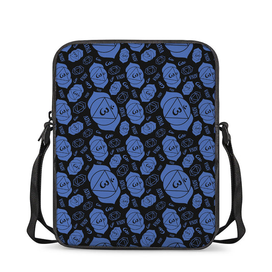 Ajna Chakra Pattern Print Rectangular Crossbody Bag
