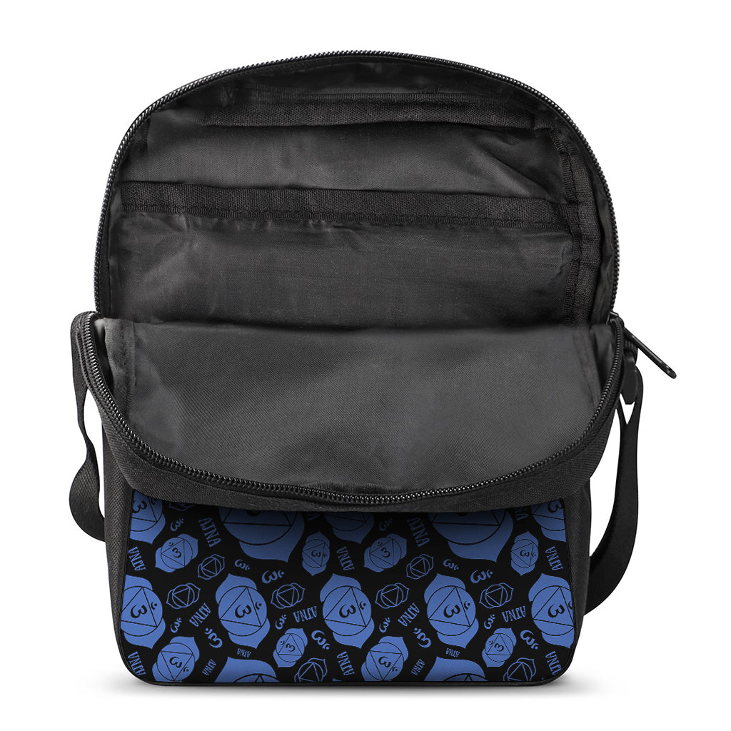 Ajna Chakra Pattern Print Rectangular Crossbody Bag