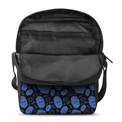 Ajna Chakra Pattern Print Rectangular Crossbody Bag