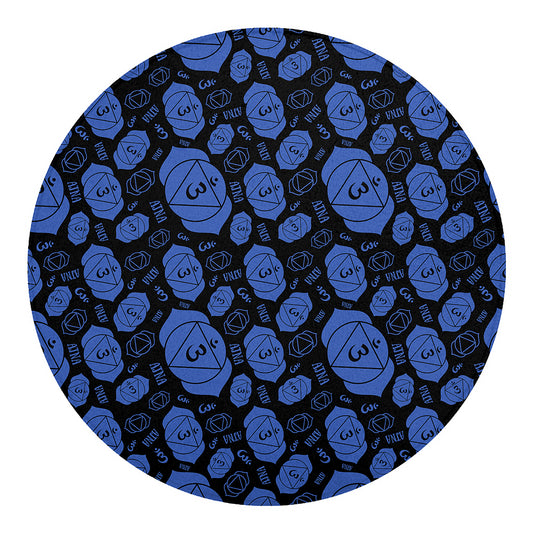 Ajna Chakra Pattern Print Round Blanket