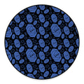 Ajna Chakra Pattern Print Round Floor Mat