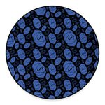 Ajna Chakra Pattern Print Round Floor Mat