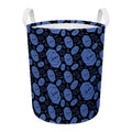 Ajna Chakra Pattern Print Round Laundry Basket
