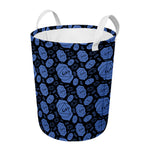 Ajna Chakra Pattern Print Round Laundry Basket