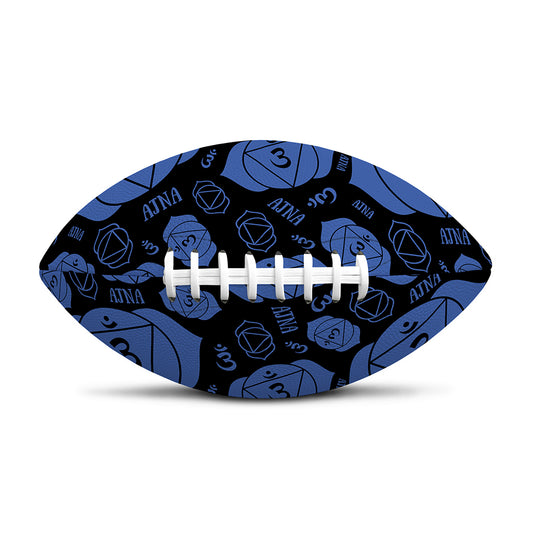 Ajna Chakra Pattern Print Rugby Ball