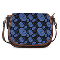 Ajna Chakra Pattern Print Saddle Bag