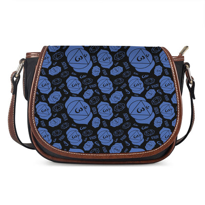 Ajna Chakra Pattern Print Saddle Bag