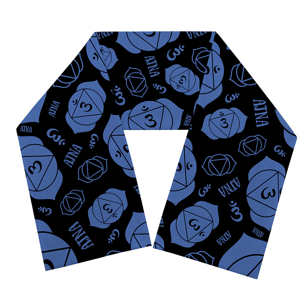 Ajna Chakra Pattern Print Scarf
