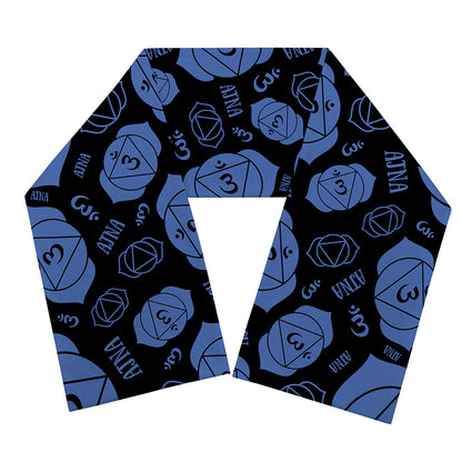 Ajna Chakra Pattern Print Scarf