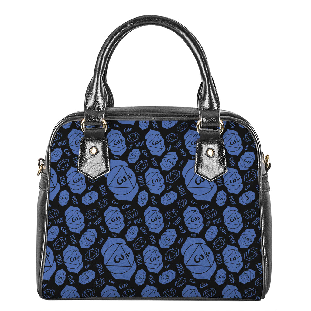 Ajna Chakra Pattern Print Shoulder Handbag