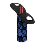 Ajna Chakra Pattern Print Single Neoprene Wine Tote