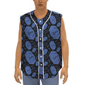 Ajna Chakra Pattern Print Sleeveless Baseball Jersey