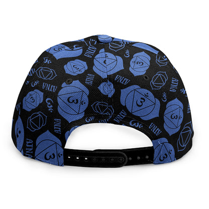 Ajna Chakra Pattern Print Snapback Cap