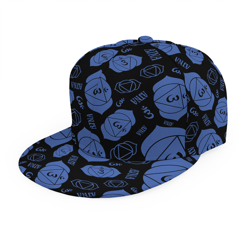 Ajna Chakra Pattern Print Snapback Cap