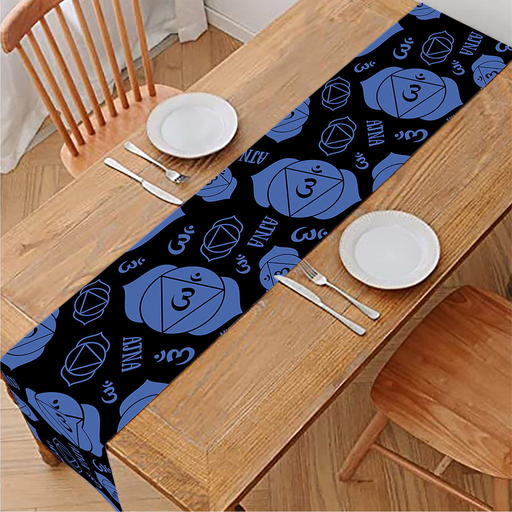 Ajna Chakra Pattern Print Table Runner