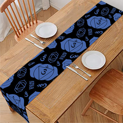 Ajna Chakra Pattern Print Table Runner
