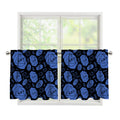 Ajna Chakra Pattern Print Tier Curtains