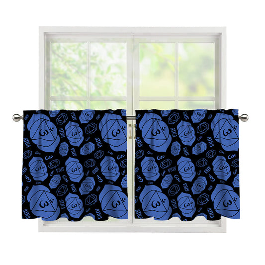 Ajna Chakra Pattern Print Tier Curtains