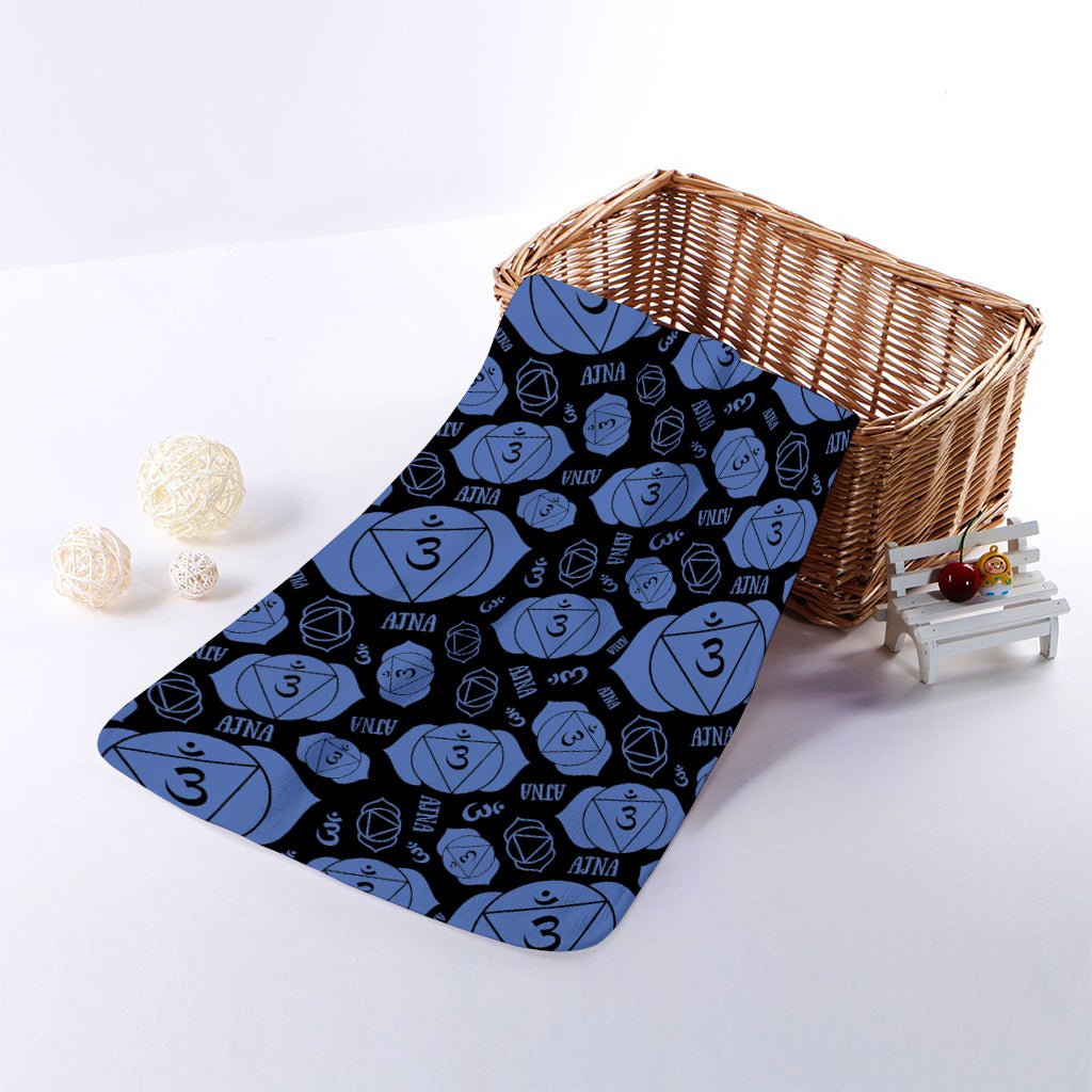 Ajna Chakra Pattern Print Towel
