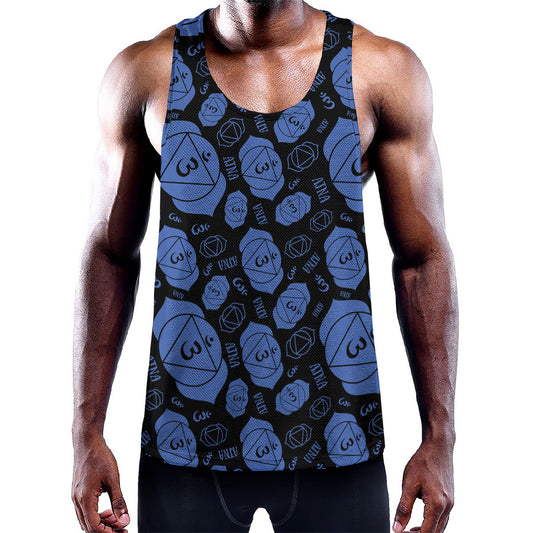 Ajna Chakra Pattern Print Training Tank Top