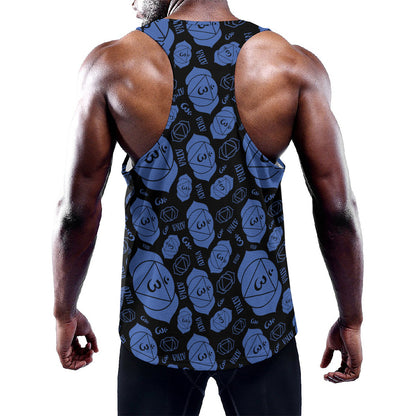 Ajna Chakra Pattern Print Training Tank Top