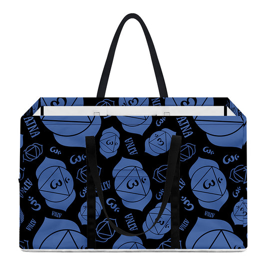 Ajna Chakra Pattern Print Utility Tote Bag
