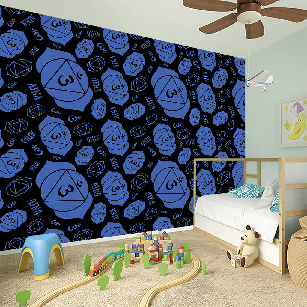 Ajna Chakra Pattern Print Wall Sticker