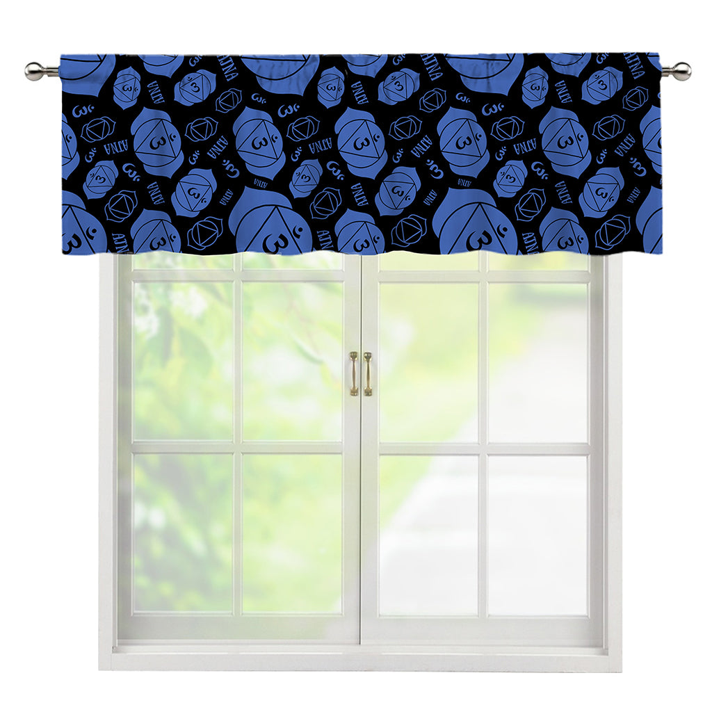 Ajna Chakra Pattern Print Window Valance