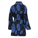 Ajna Chakra Pattern Print Women's Bathrobe