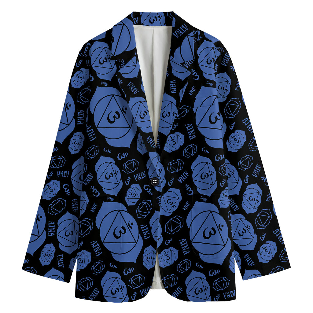 Ajna Chakra Pattern Print Women's Blazer