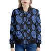 Ajna Chakra Pattern Print Women's Bomber Jacket