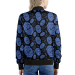 Ajna Chakra Pattern Print Women's Bomber Jacket