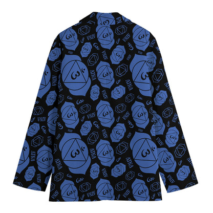 Ajna Chakra Pattern Print Women's Cotton Blazer