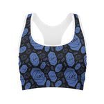 Ajna Chakra Pattern Print Women's Sports Bra