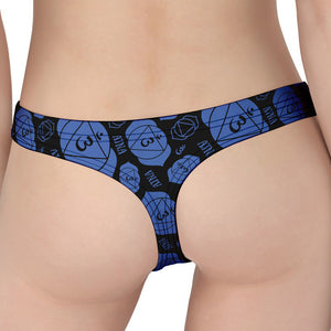 Ajna Chakra Pattern Print Women's Thong