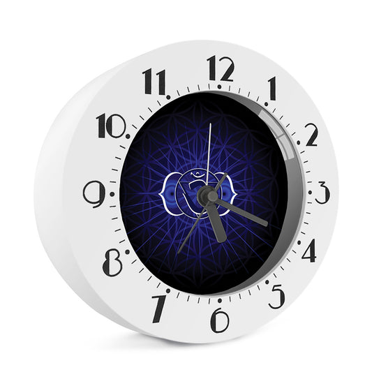 Ajna Chakra Spiritual Print Alarm Clock