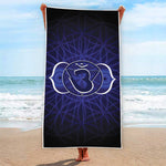 Ajna Chakra Spiritual Print Beach Towel