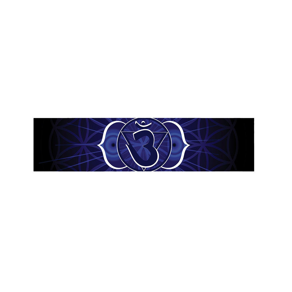 Ajna Chakra Spiritual Print Bed Runner