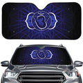 Ajna Chakra Spiritual Print Car Windshield Sun Shade