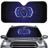 Ajna Chakra Spiritual Print Car Windshield Sun Shade