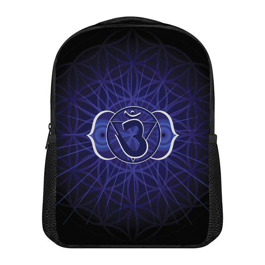 Ajna Chakra Spiritual Print Casual Backpack