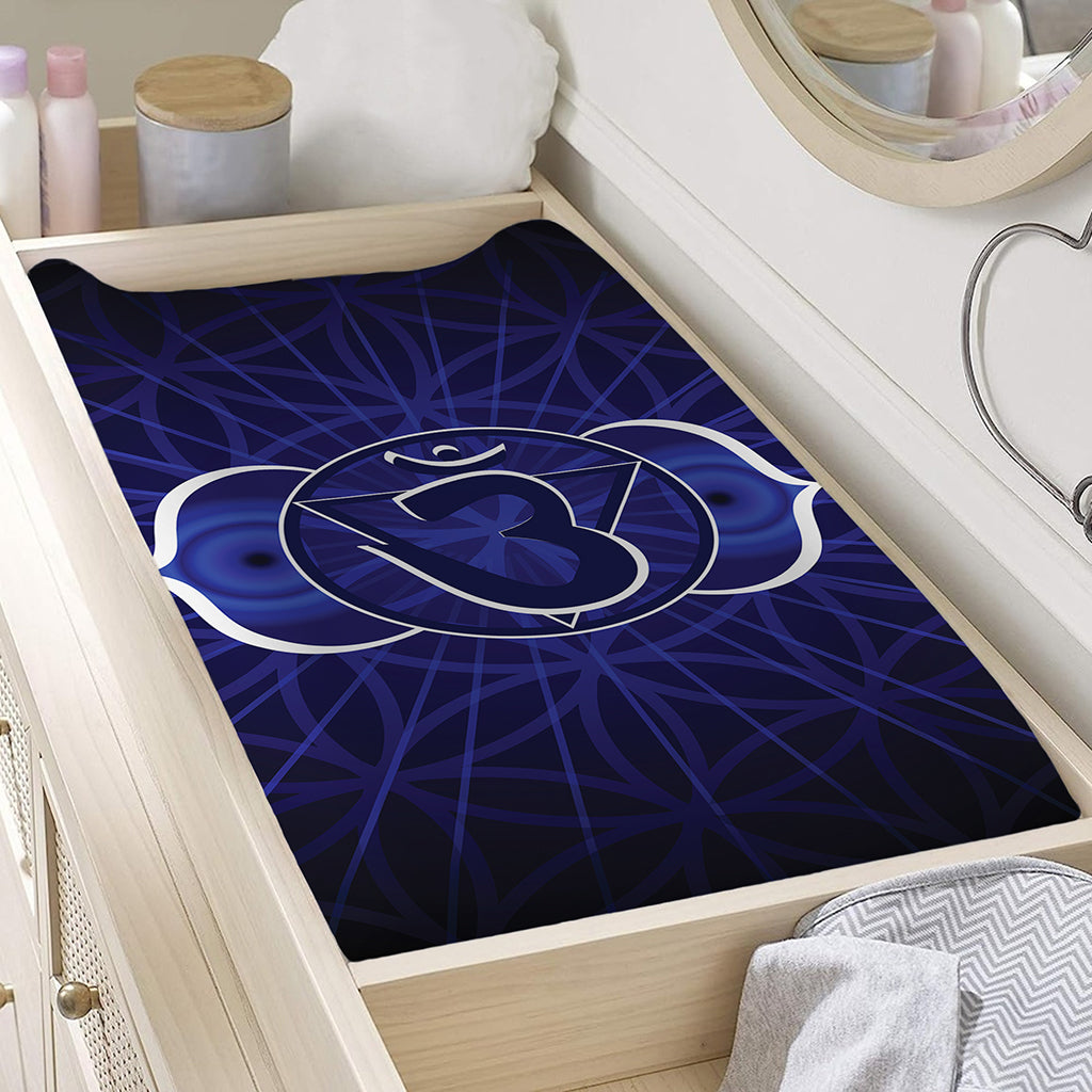 Ajna Chakra Spiritual Print Changing Pad Cover