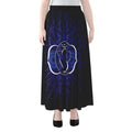 Ajna Chakra Spiritual Print Chiffon Maxi Skirt