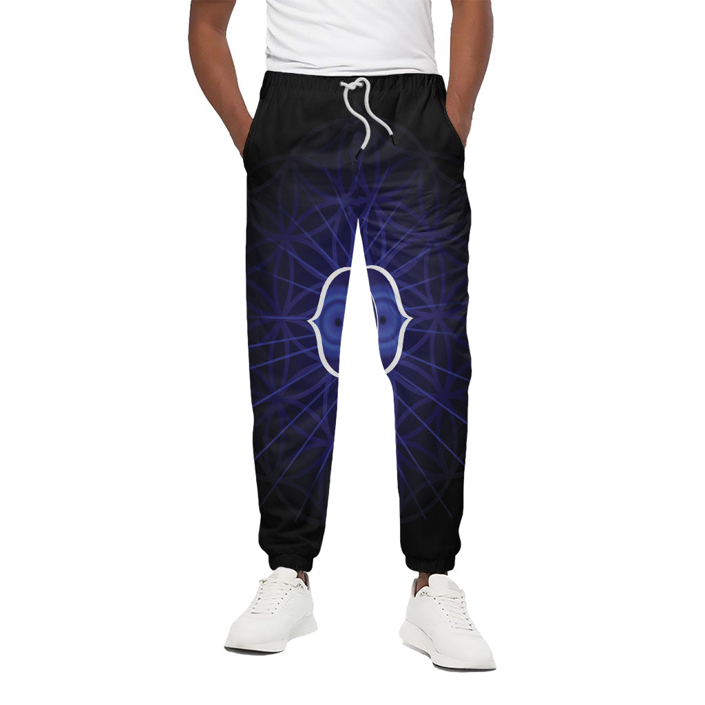 Ajna Chakra Spiritual Print Cotton Pants