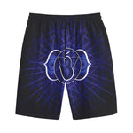 Ajna Chakra Spiritual Print Cotton Shorts