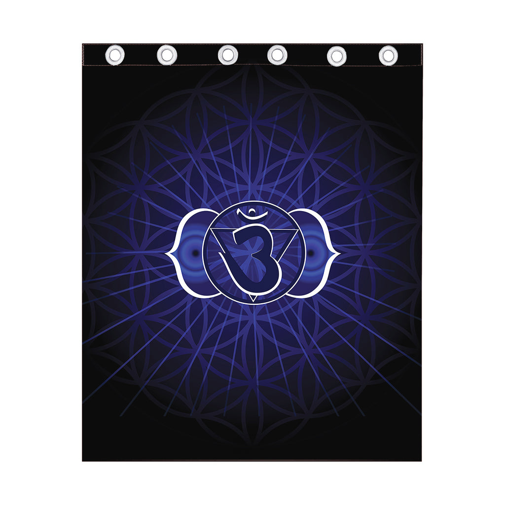 Ajna Chakra Spiritual Print Curtain